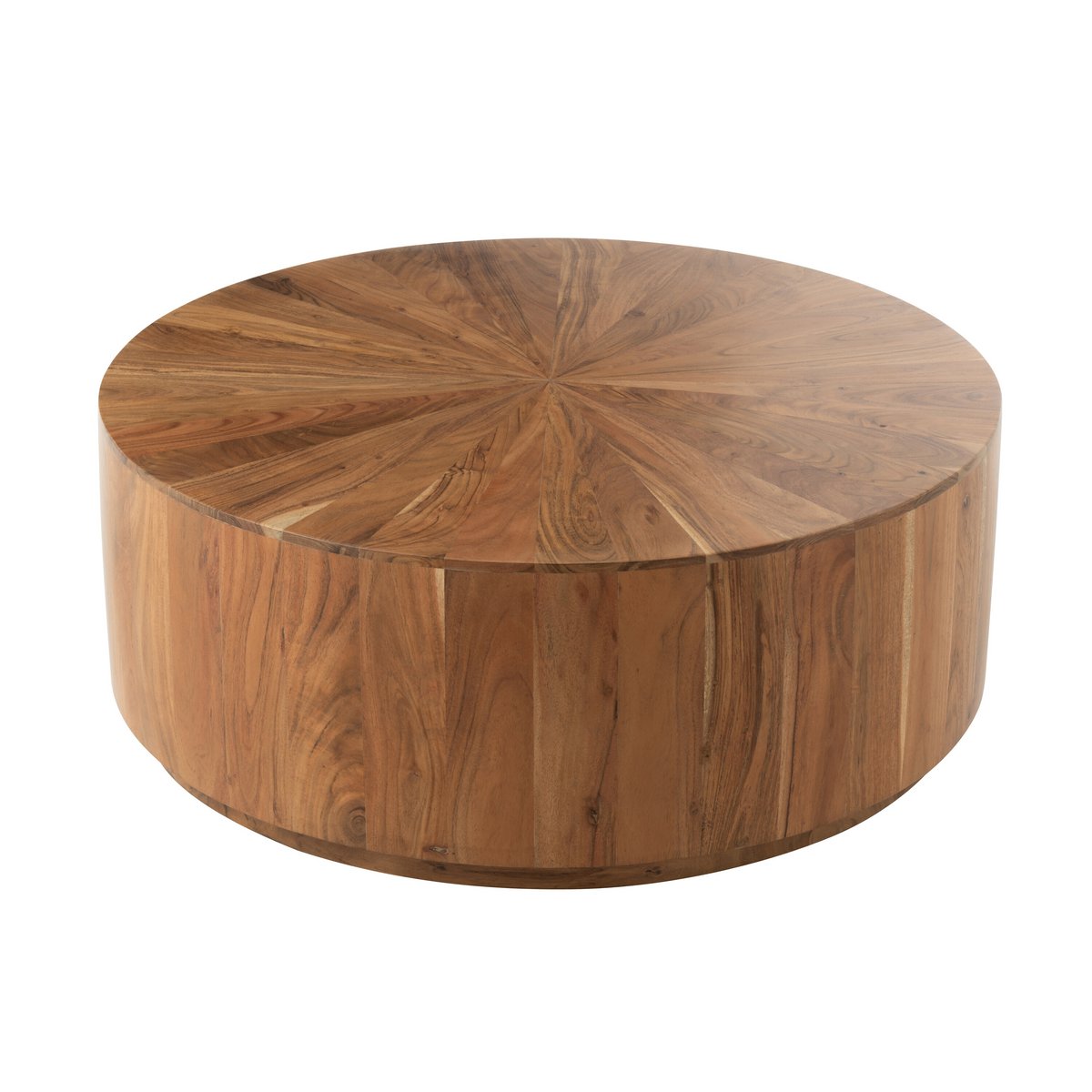 J-Line Salontafel Rond Acacia Hout/Mdf Naturel