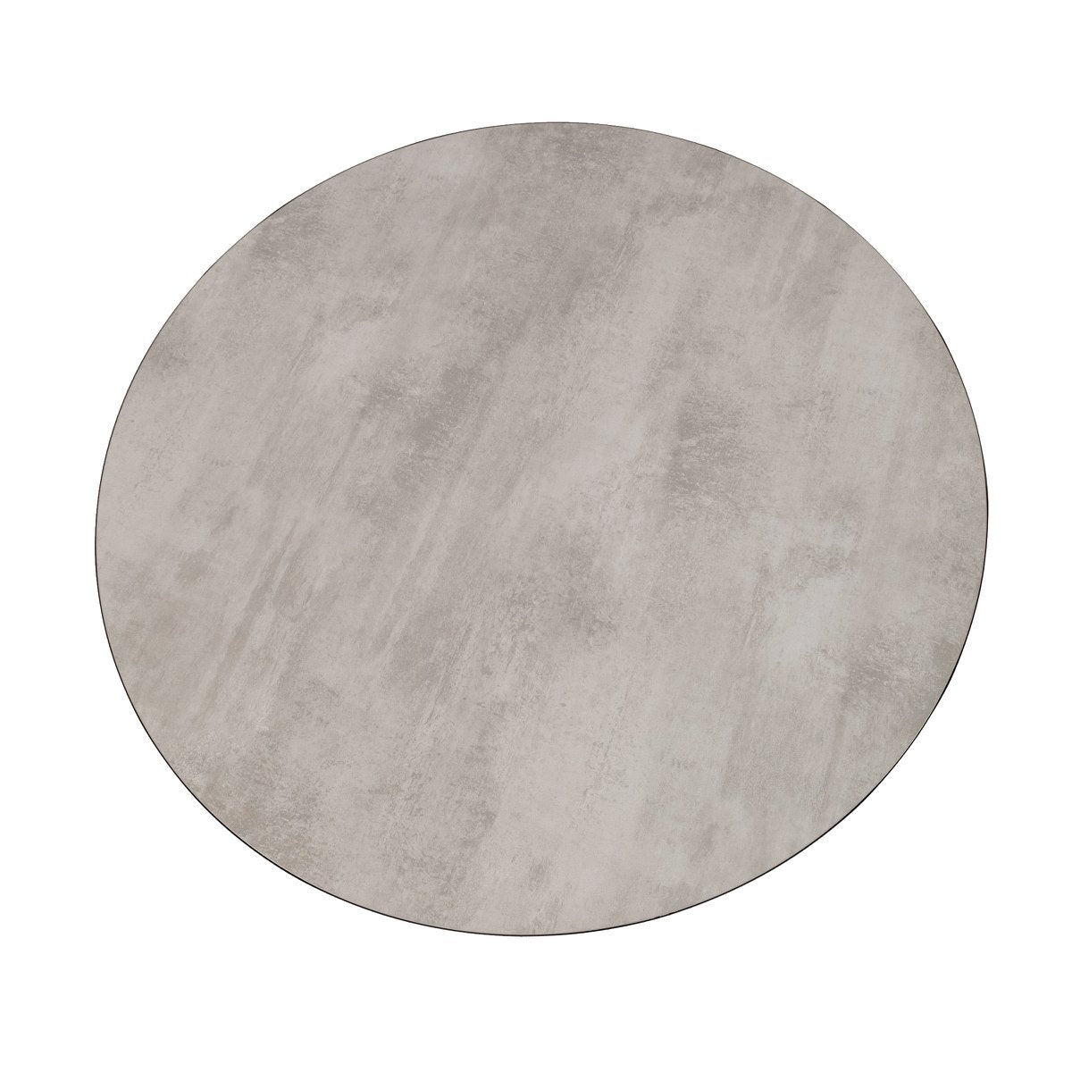 Stalux Ronde eettafel 'Daan' 135cm, kleur zwart / beton