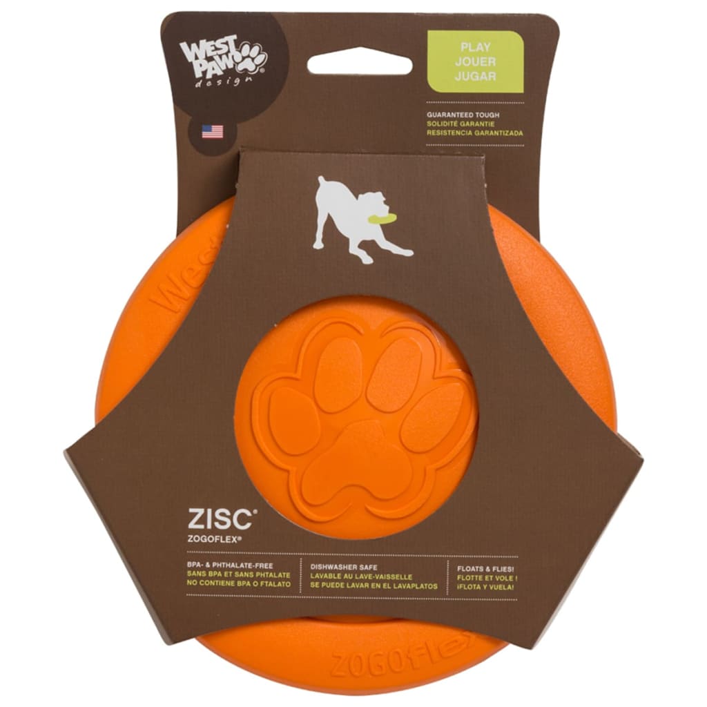 Zogoflex Dog Frisbee Zisc orange taille L 1937