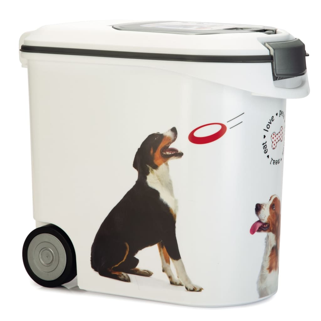 Curver Voedselcontainer hond met wielen 54 L