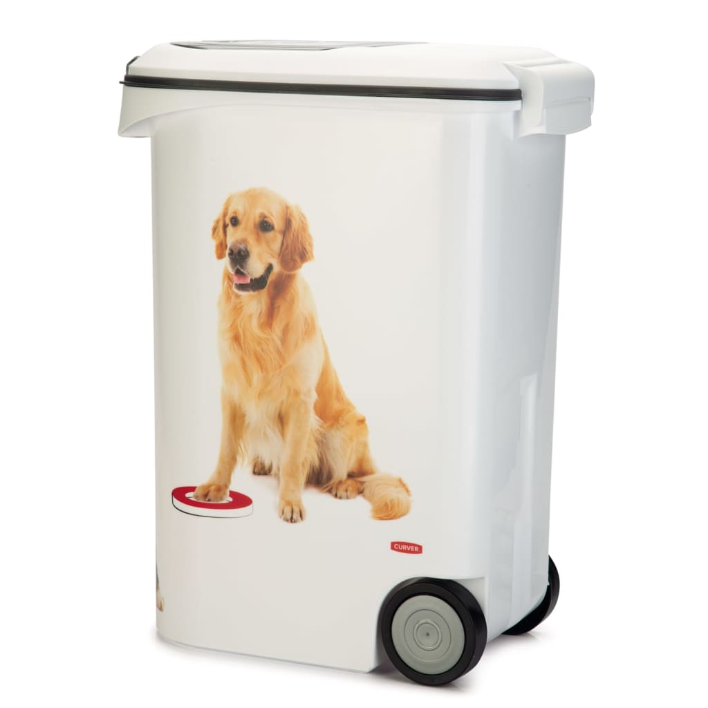 Curver Voedselcontainer hond met wielen 54 L