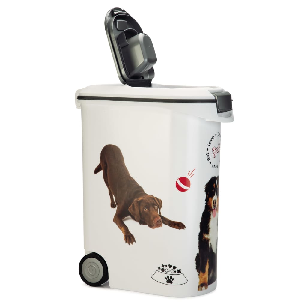 Curver Voedselcontainer hond met wielen 54 L