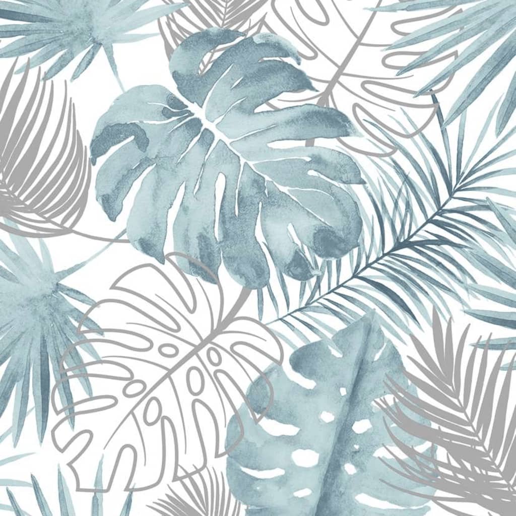 DUTCH WALLCOVERINGS Behang monstera bladeren