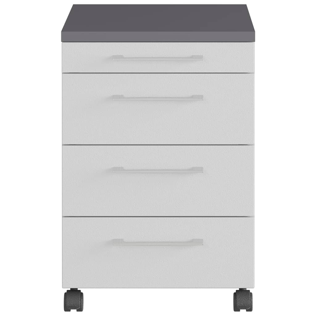 Germania Armoire roulante GW-Profi 2.0 42x49x61 cm gris clair et couleur graphite