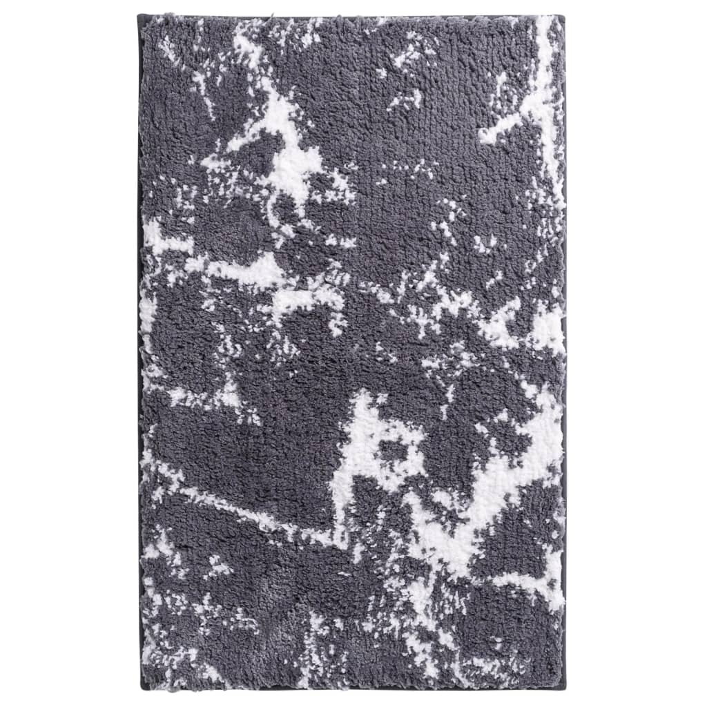 RIDDER Bathroom mat Marmor 90x60 cm gray and white