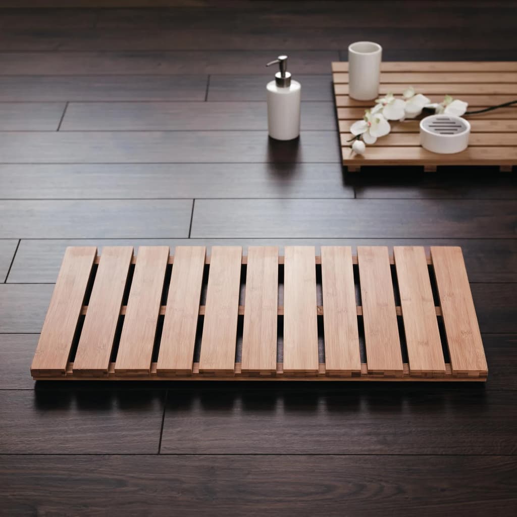 RIDDER Bathroom mat Grating Nature 72x38 cm wood