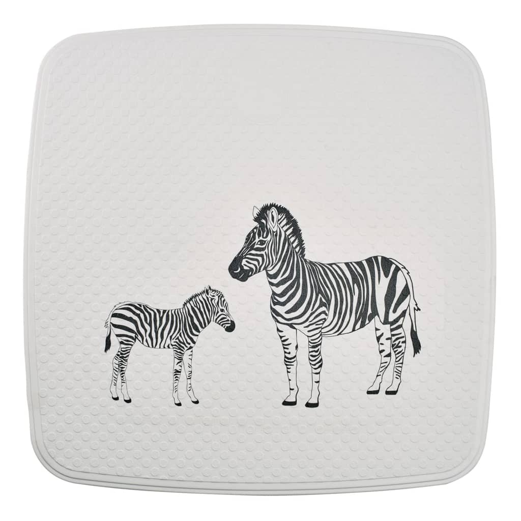 RIDDER Tapis de bain Zebra 38x72 cm blanc et noir