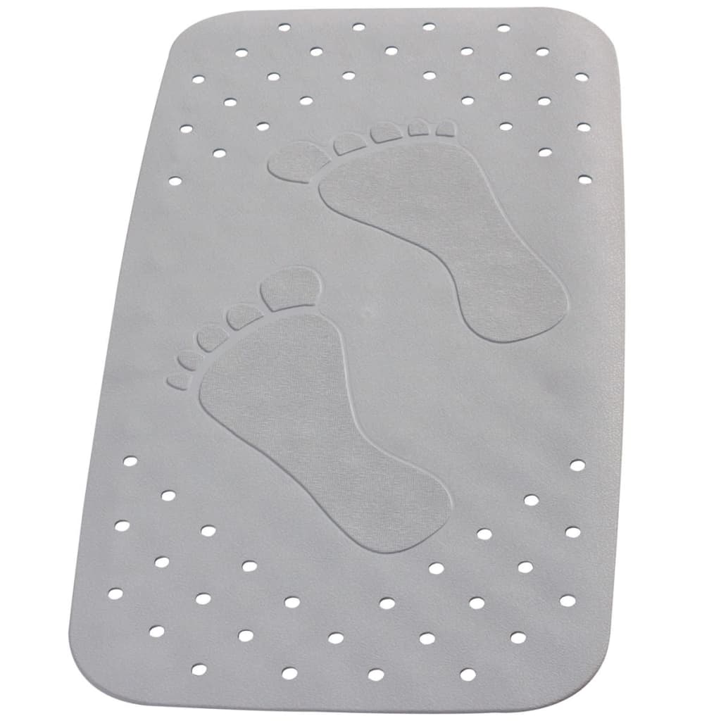 RIDDER Tapis de bain antidérapant Plattfuß 72x38 cm gris 67087