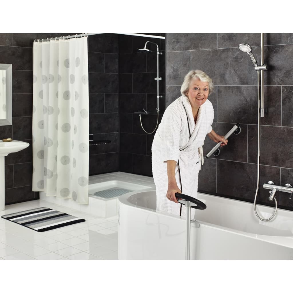 RIDDER Poignée de salle de bain Premium 60 cm aluminium argenté