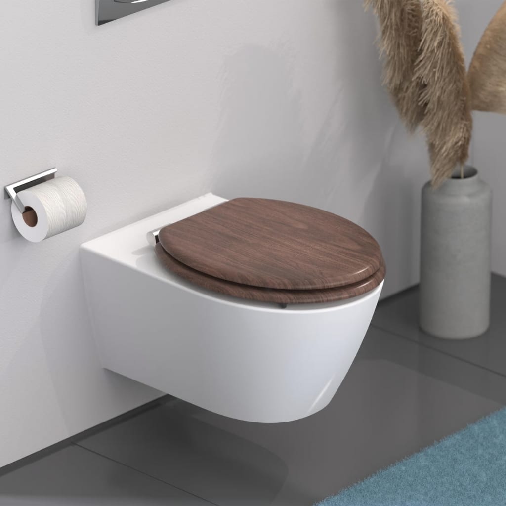 SCHÜTTE Toiletbril met soft-close NATURAL BAMBOO