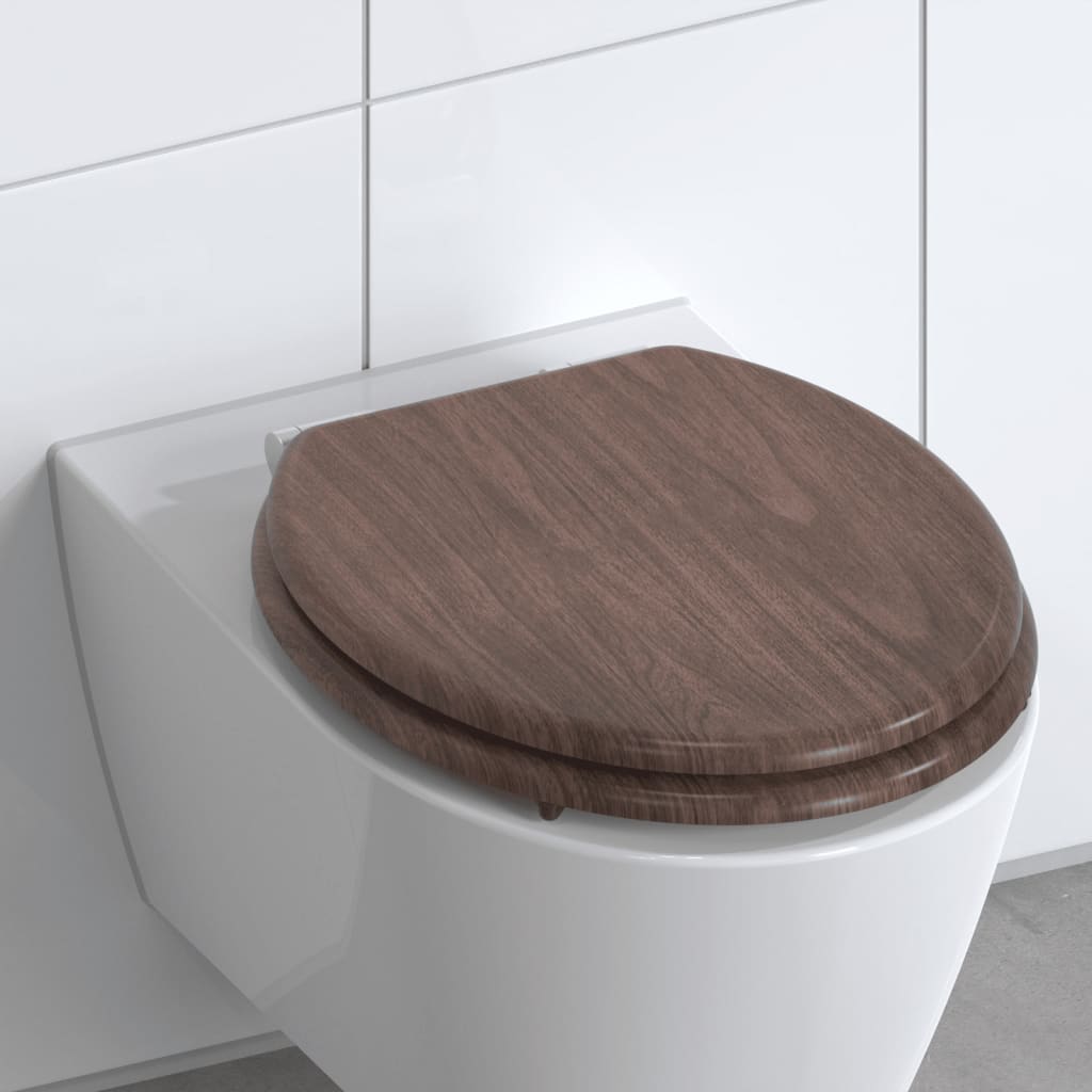 SCHÜTTE Toiletbril met soft-close NATURAL BAMBOO