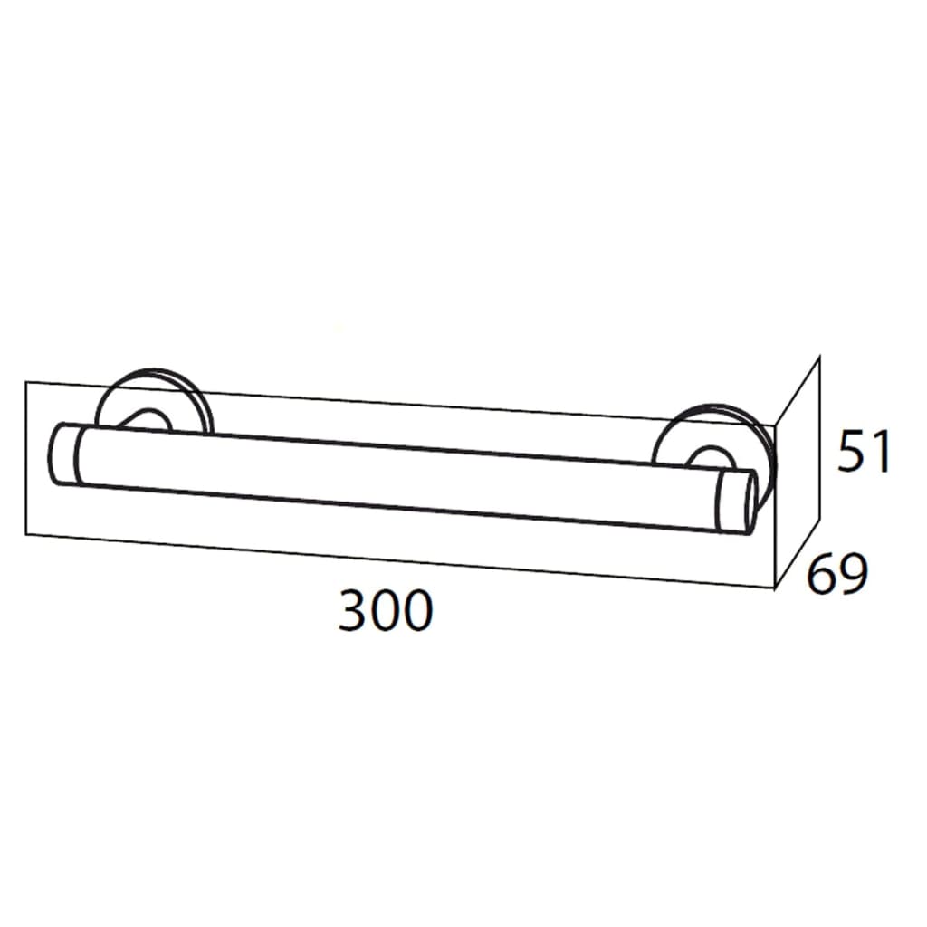 Tiger Vasthoudstang Boston zilver 30 cm 297720946