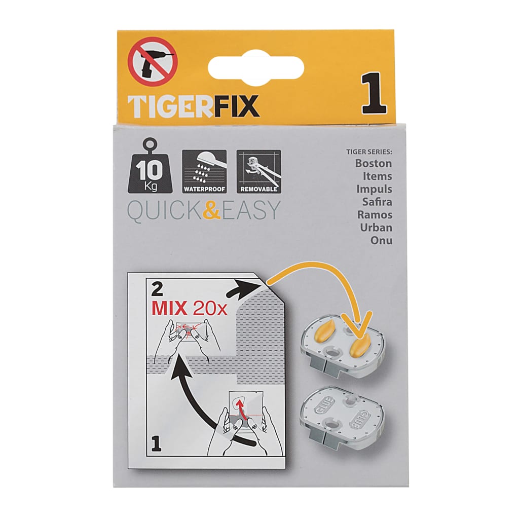 Tiger Bevestigingsmateriaal TigerFix Type 1 metaal 398730046