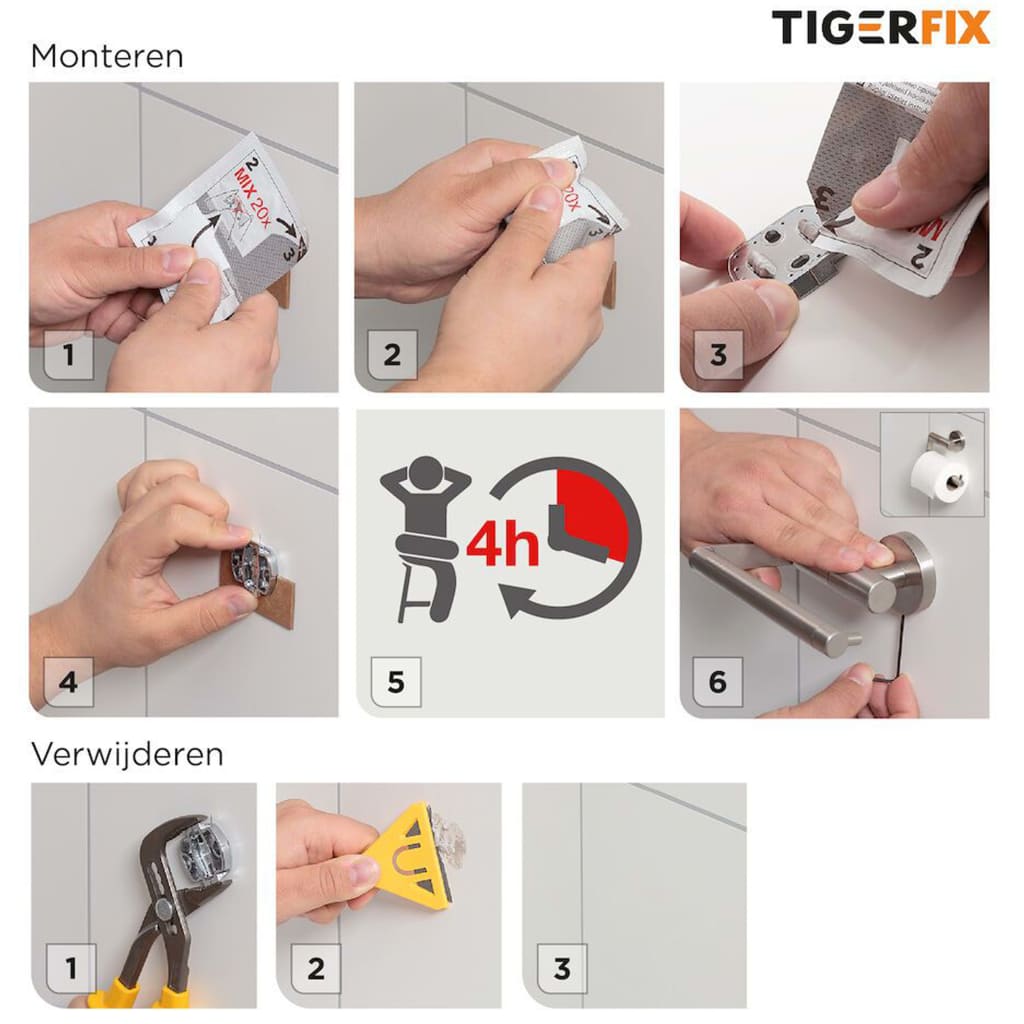 Tiger Bevestigingsmateriaal TigerFix Type 1 metaal 398730046