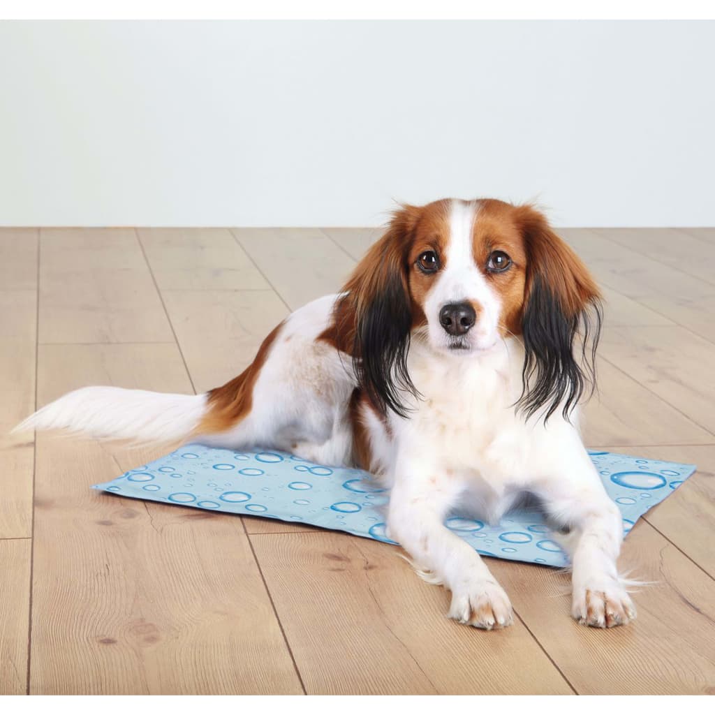 TRIXIE Tapis rafraîchissant pour chien M 50x40 cm bleu clair