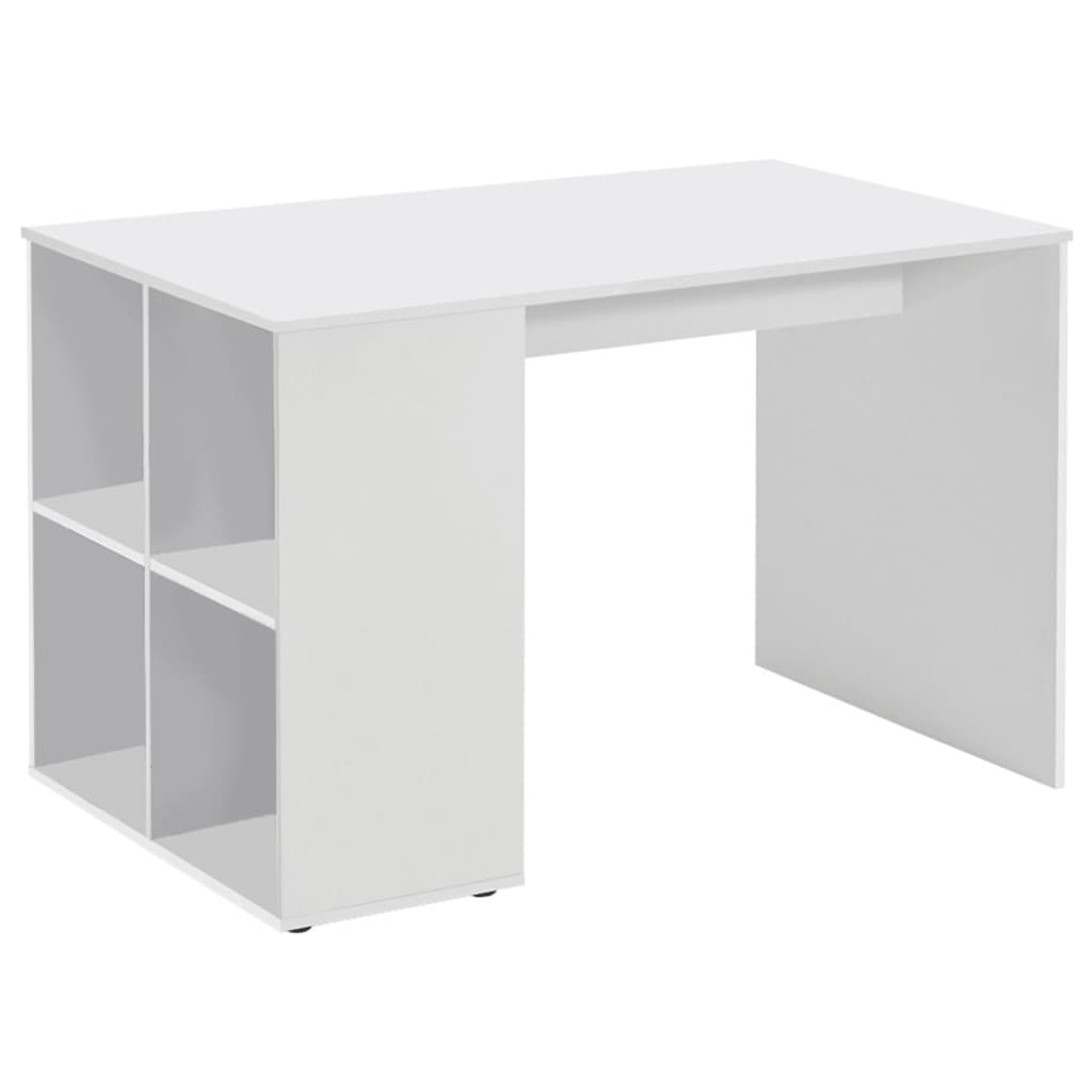 FMD Bureau met zijschappen 117x73x75 cm betonkleurig