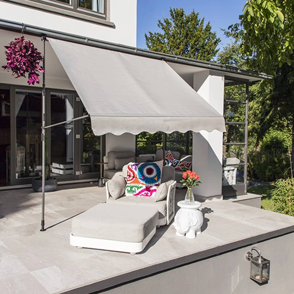 HI Awning movable 200x120 cm gray