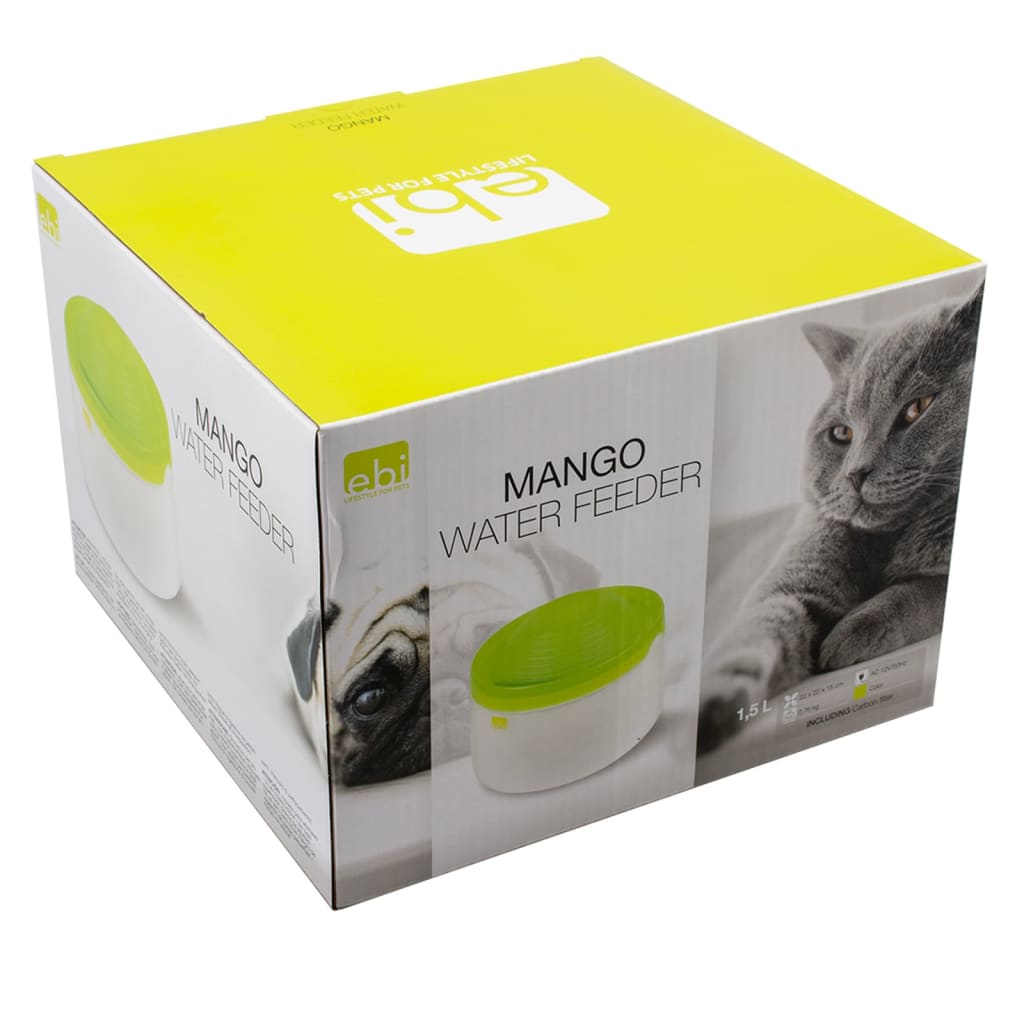 Ebi Waterbak voor huisdieren Mango 1,5 L mokkakleurig