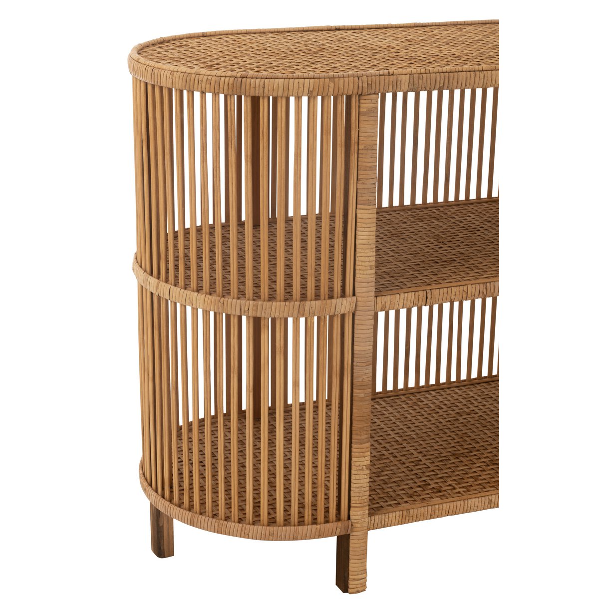 J-Line Tafel Exo Bamboe/Rotan Naturel