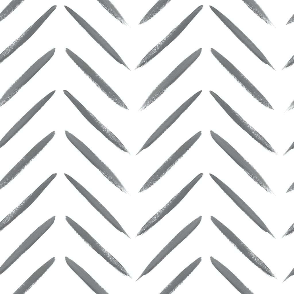 DUTCH WALLCOVERINGS Papier peint Chevron taupe