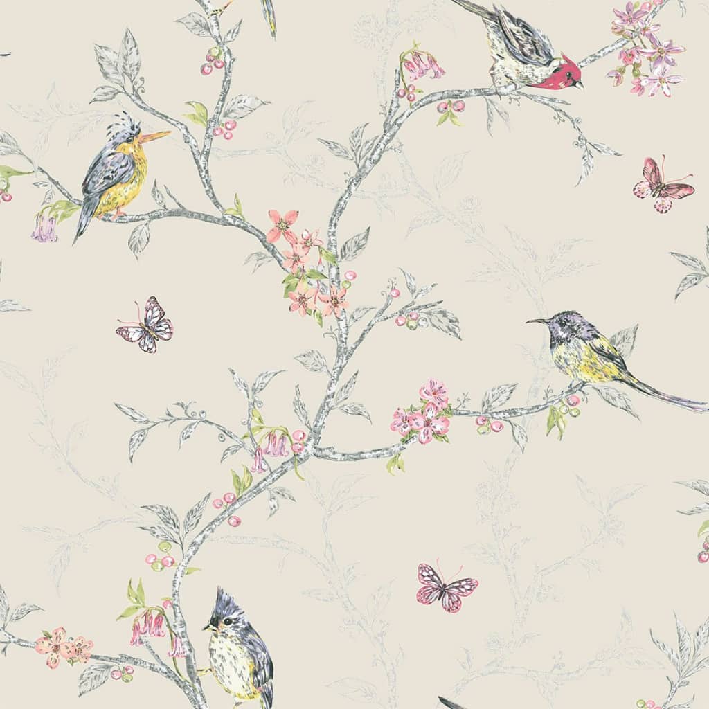 DUTCH WALLCOVERINGS Behang Phoebe mintkleurig