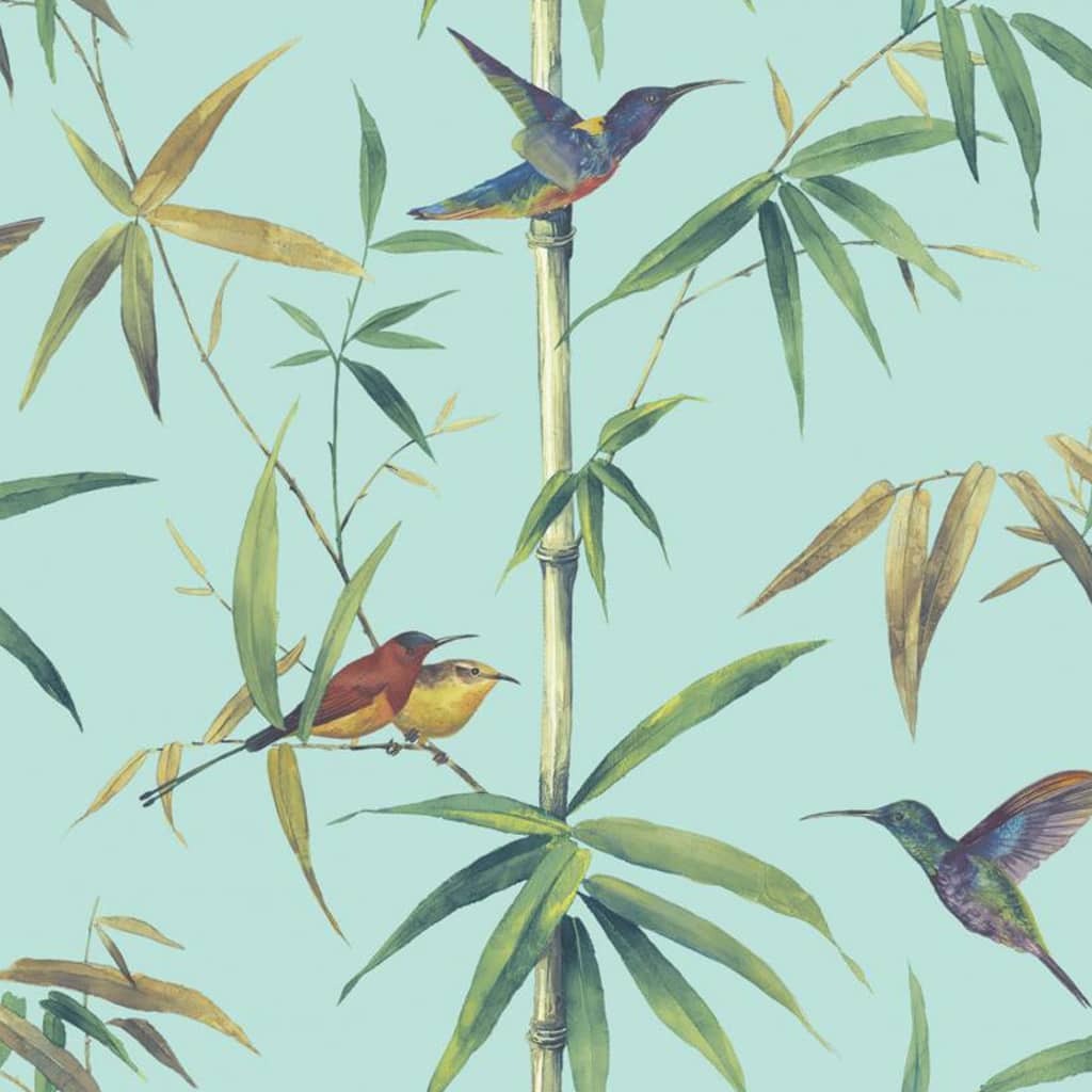 Noordwand Behang Kolibri and Bamboo