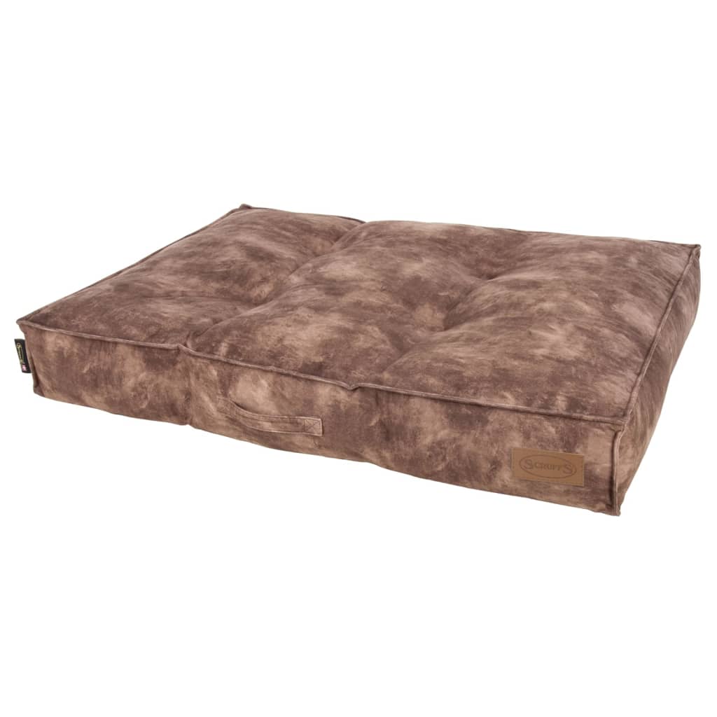 Scruffs & Tramps Hondenkussen Kensington maat M 80x60 cm grijs