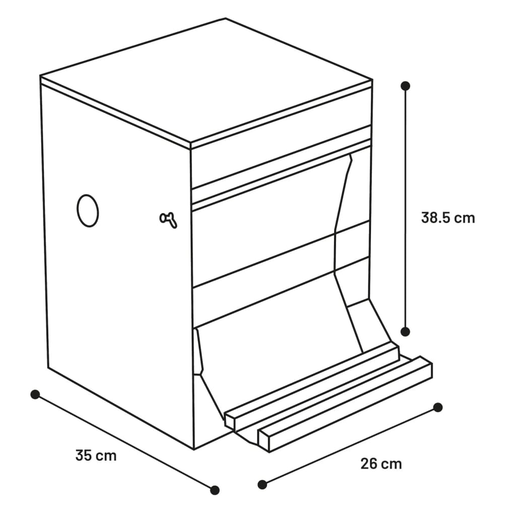 FLAMINGO Kippenvoerdispenser Timo automatisch 12 kg