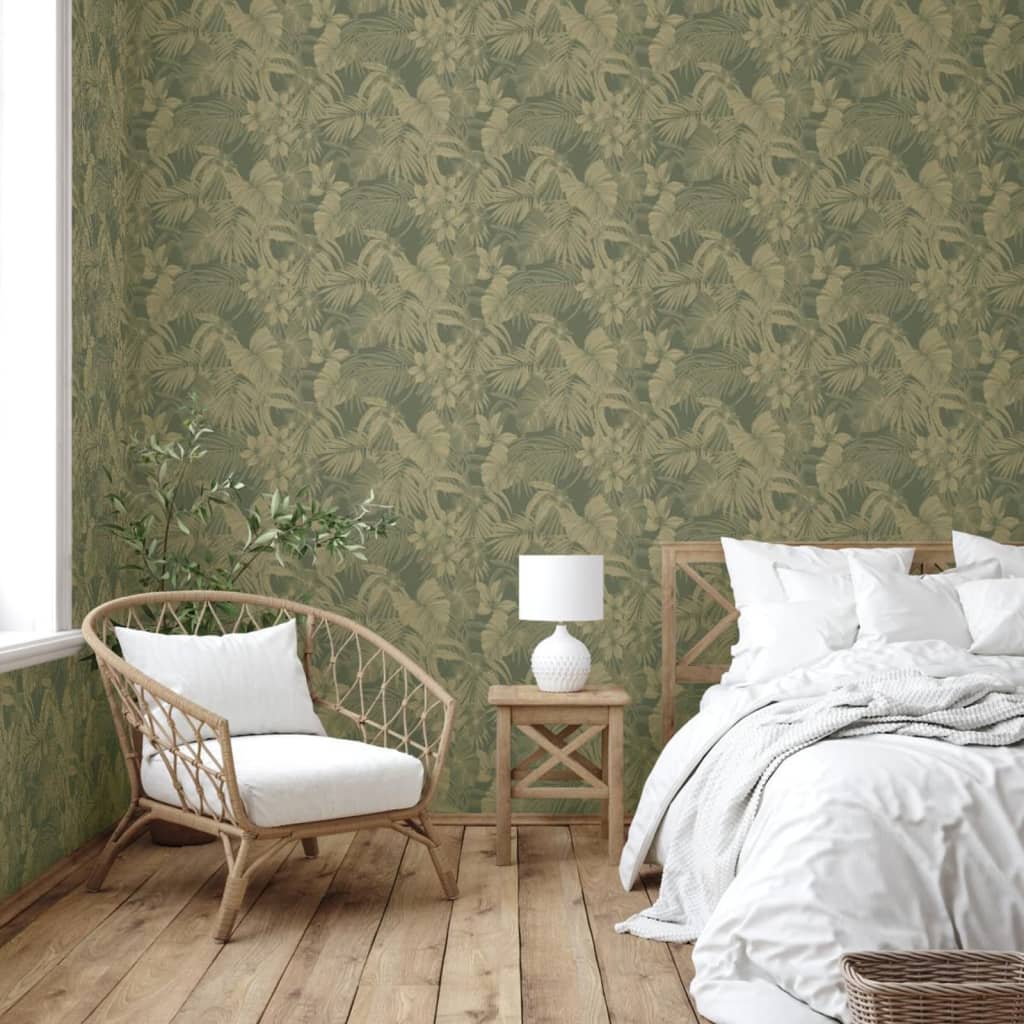 DUTCH WALLCOVERINGS Behang Joelle goudkleurig