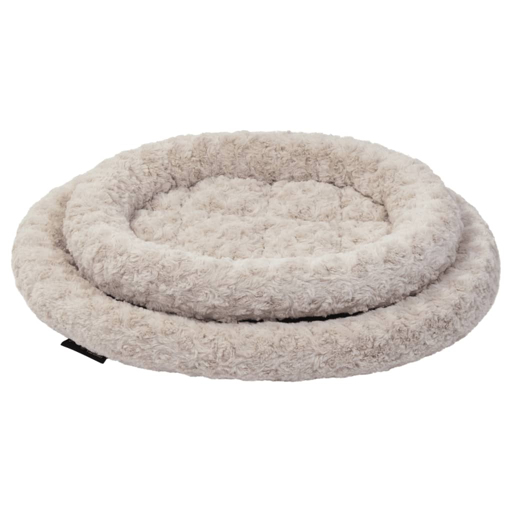 Jack and Vanilla Huisdierenmand Softy XS 45x40x7 cm rosette grijs