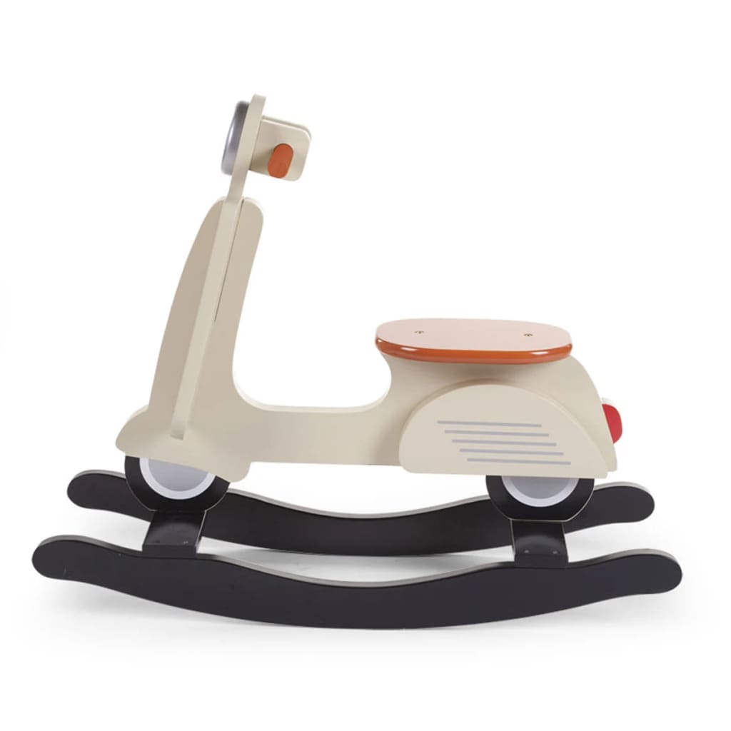 CHILDHOME Hobbelscooter roze en zwart