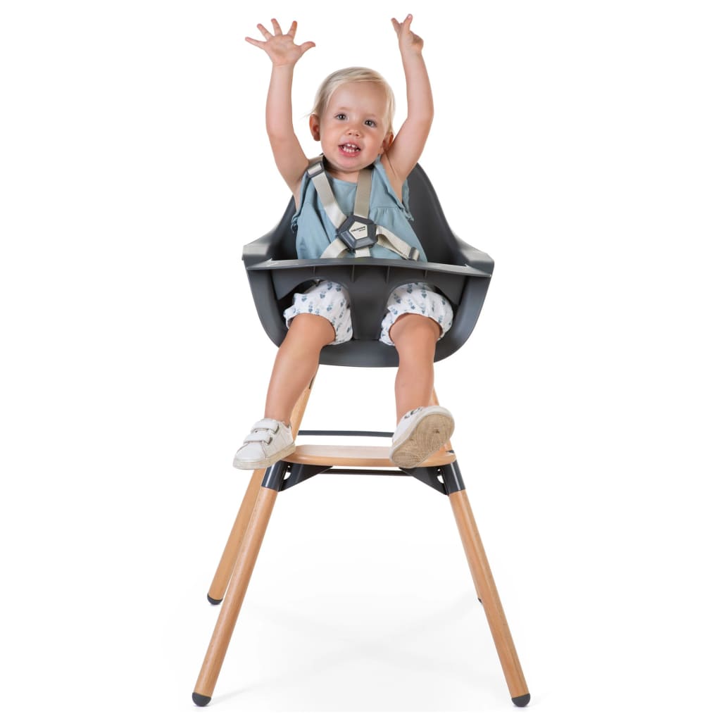 CHILDHOME Kinderstoel 2-in-1 Evolu 2 antraciet