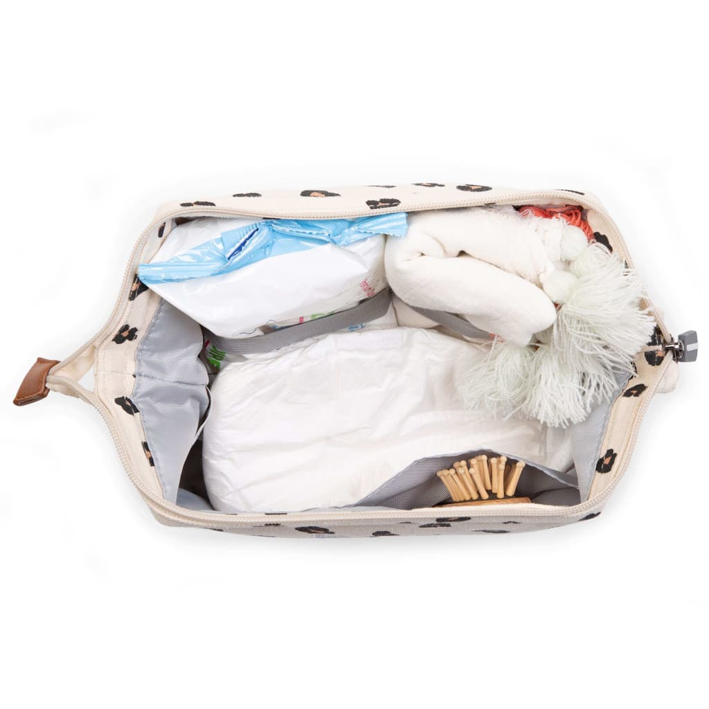 CHILDHOME Trousse de toilette Baby Necessities imprimé léopard