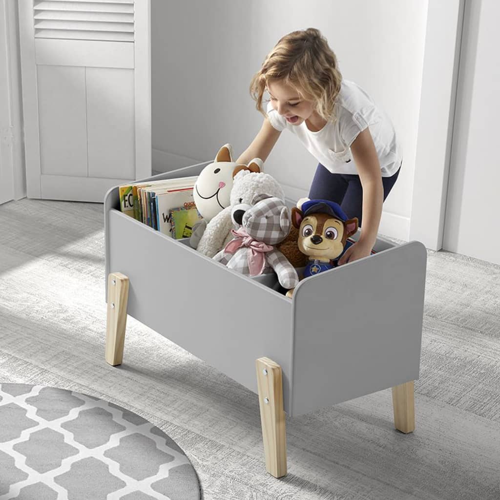 Vipack Speelgoedkist Kiddy hout mintgroen