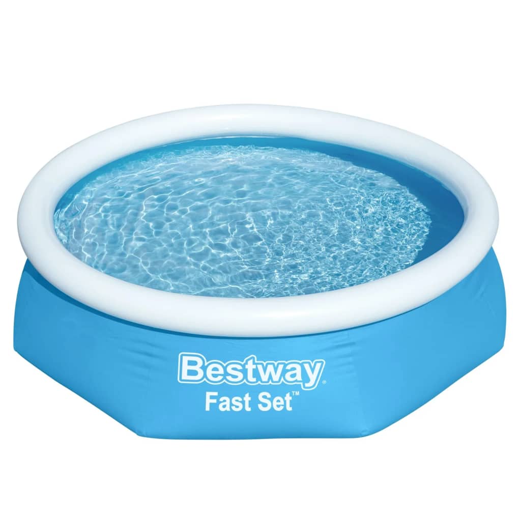 Bestway Piscine Fast Set ronde 244x61 cm bleu