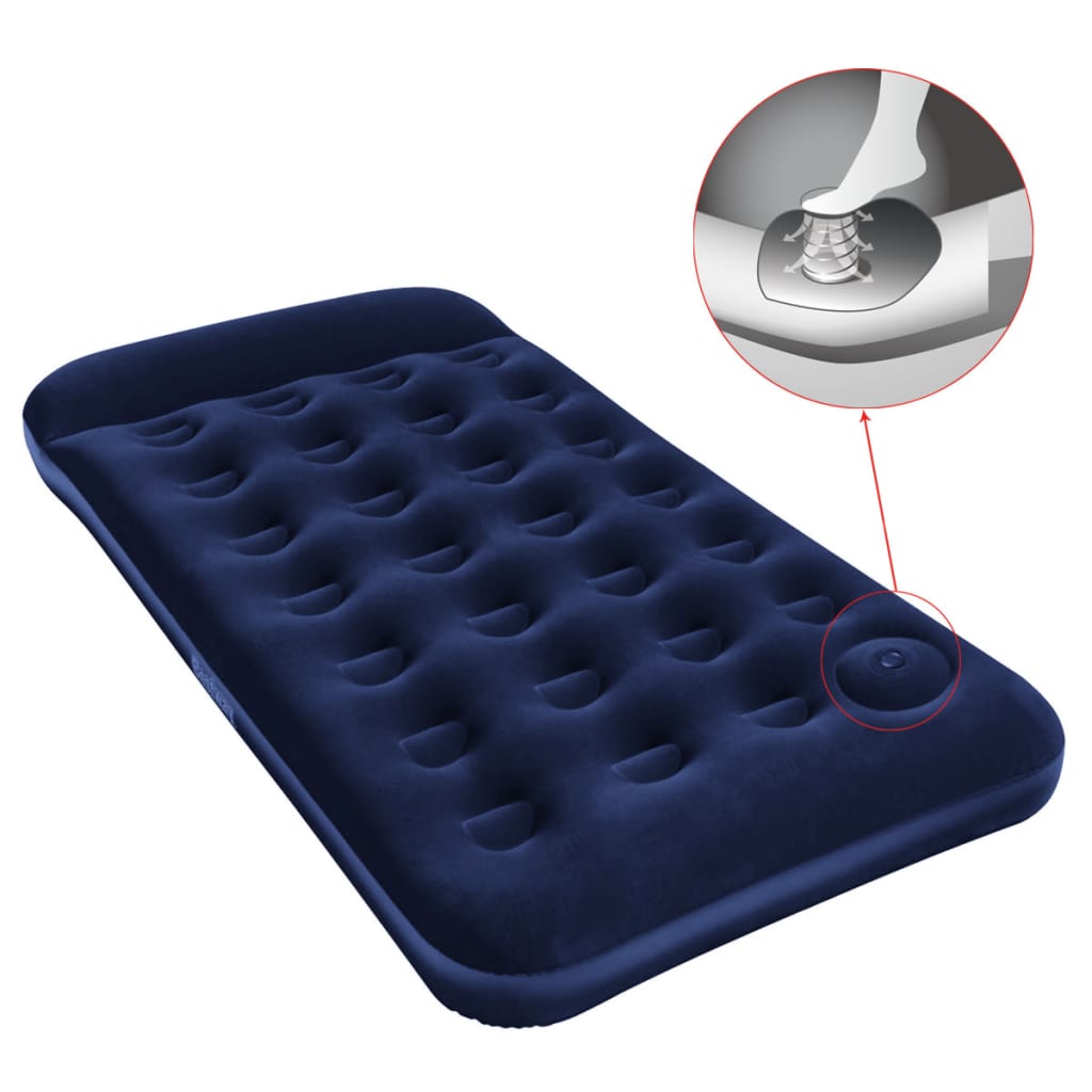 Matelas gonflable Bestway avec pompe à pied intégrée 191x137x28 cm