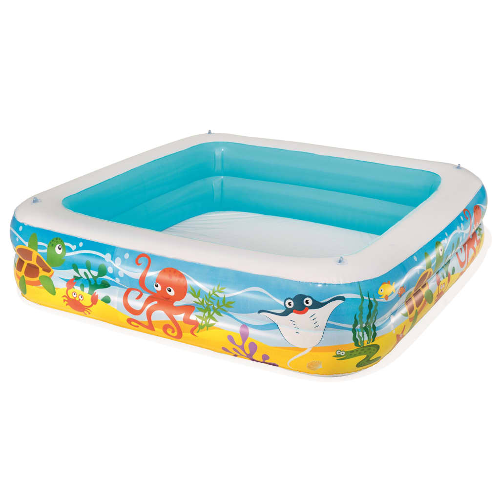 Bestway Piscine ludique avec auvent 140x140x114 cm bleu 52192