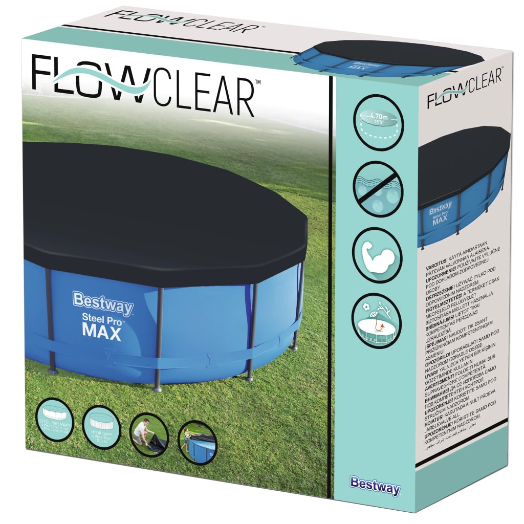 Bâche de piscine Bestway Flowclear 457 cm