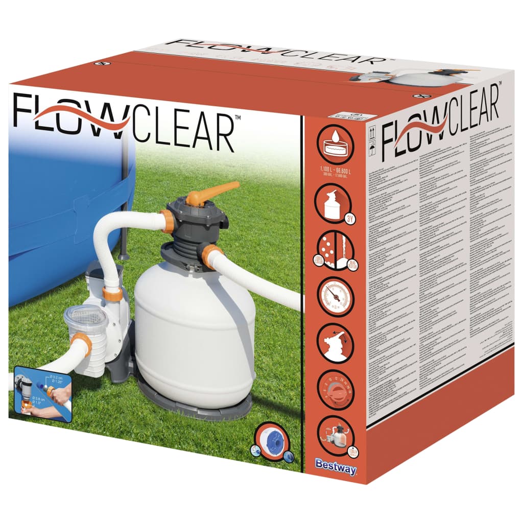 Pompe à filtre à sable Bestway Flowclear 11355 L/h