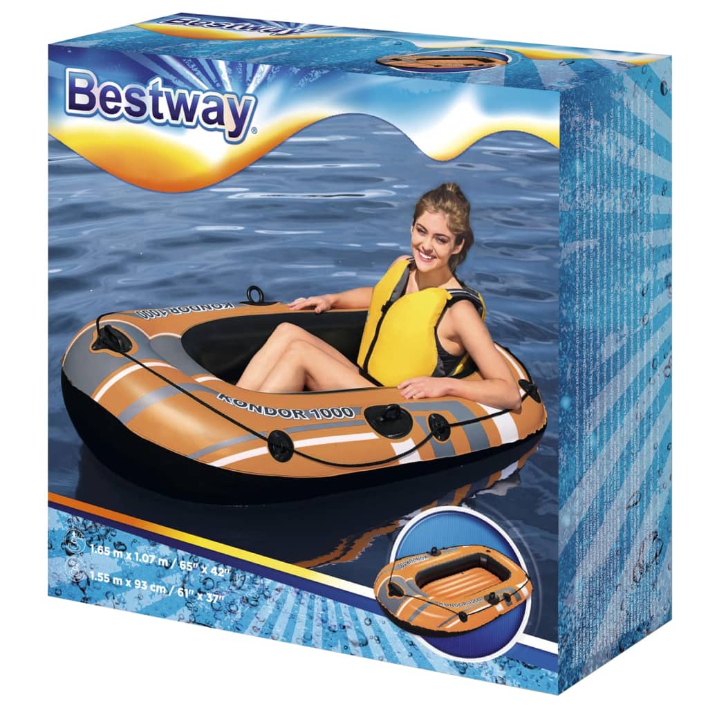 Bateau pneumatique Bestway Kondor 1000 155x93 cm