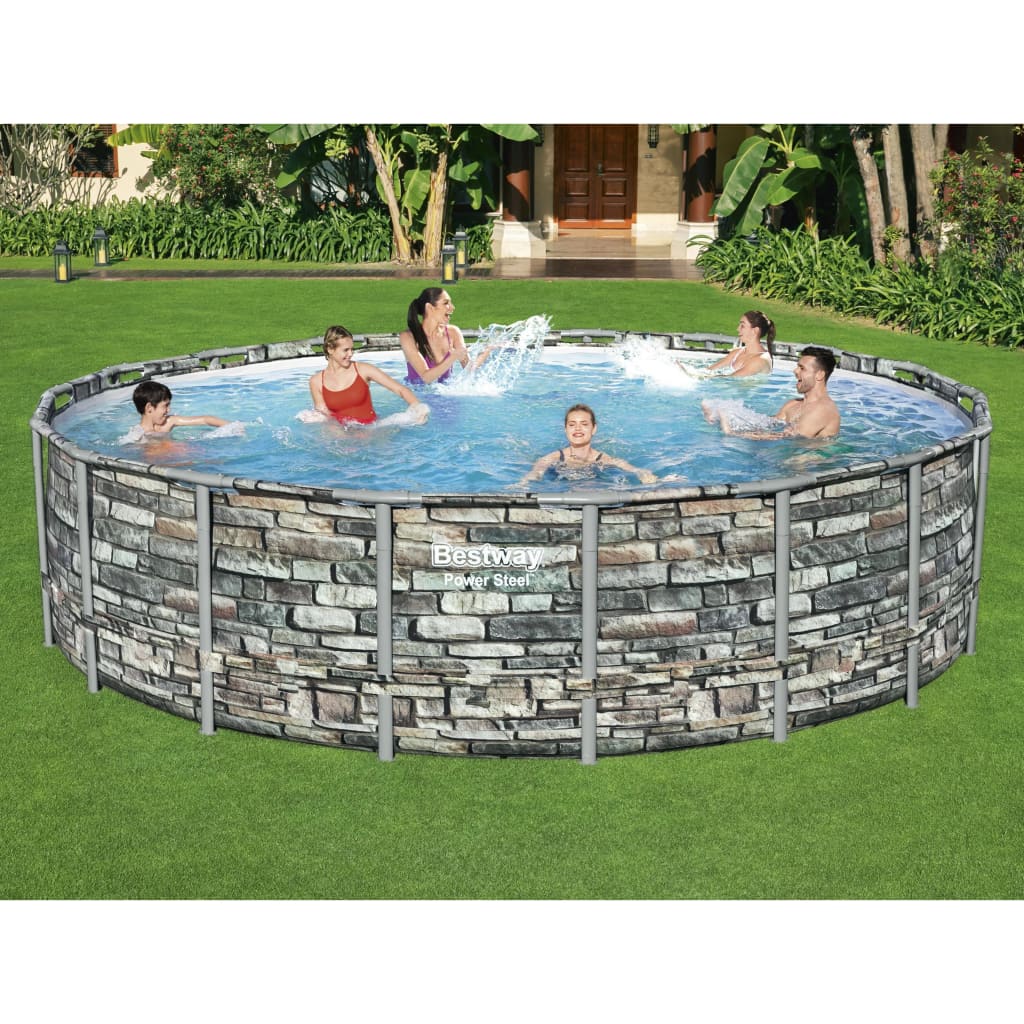 Piscine Bestway Power Steel 549x132 cm