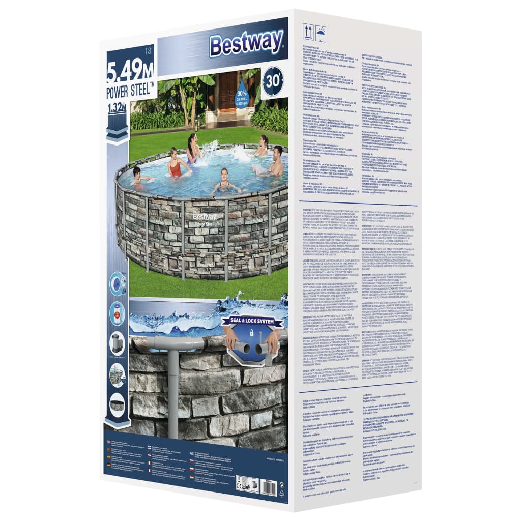 Piscine Bestway Power Steel 549x132 cm