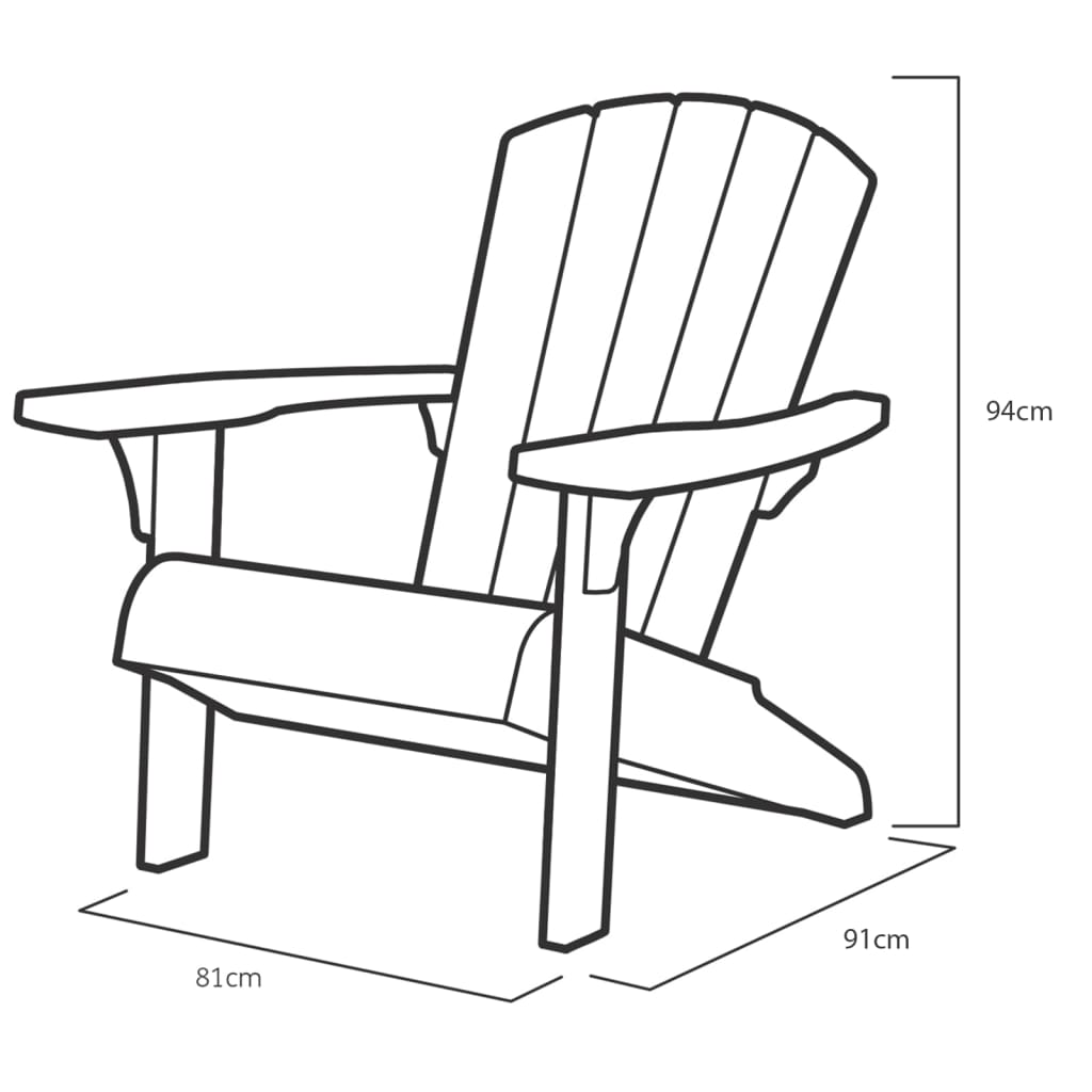 Chaise Keter Adirondack Troy