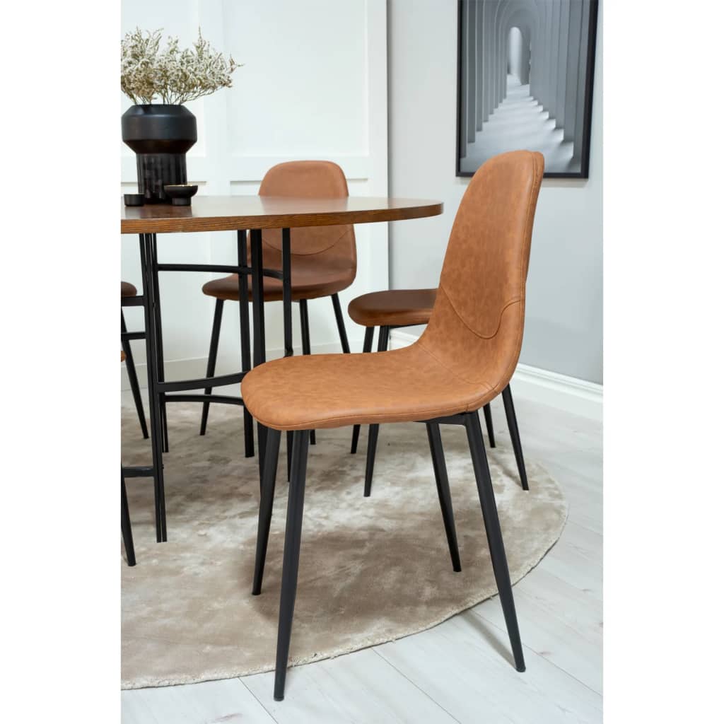 Venture Home Eetkamerstoelen 2 st Polar fluweel