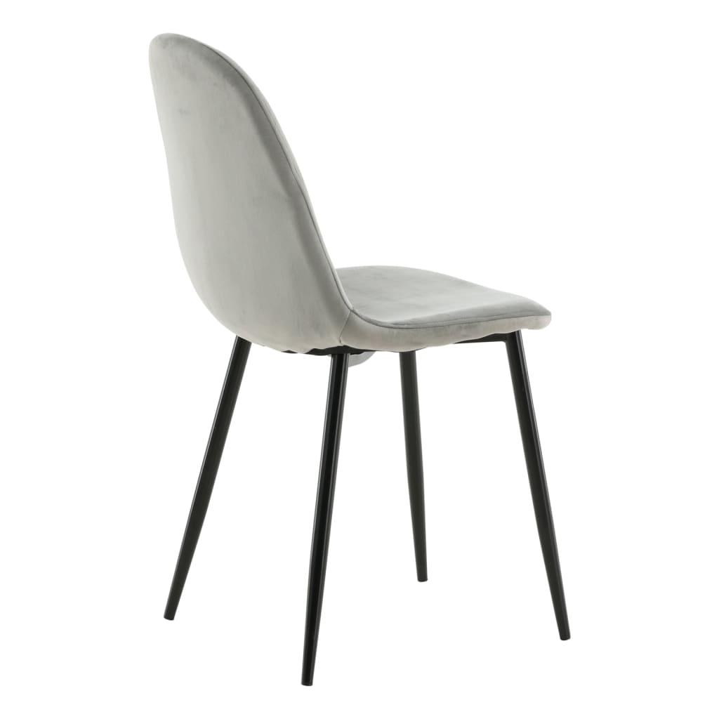 Venture Home Eetkamerstoelen 2 st Polar fluweel