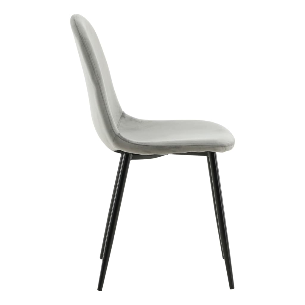 Venture Home Eetkamerstoelen 2 st Polar fluweel