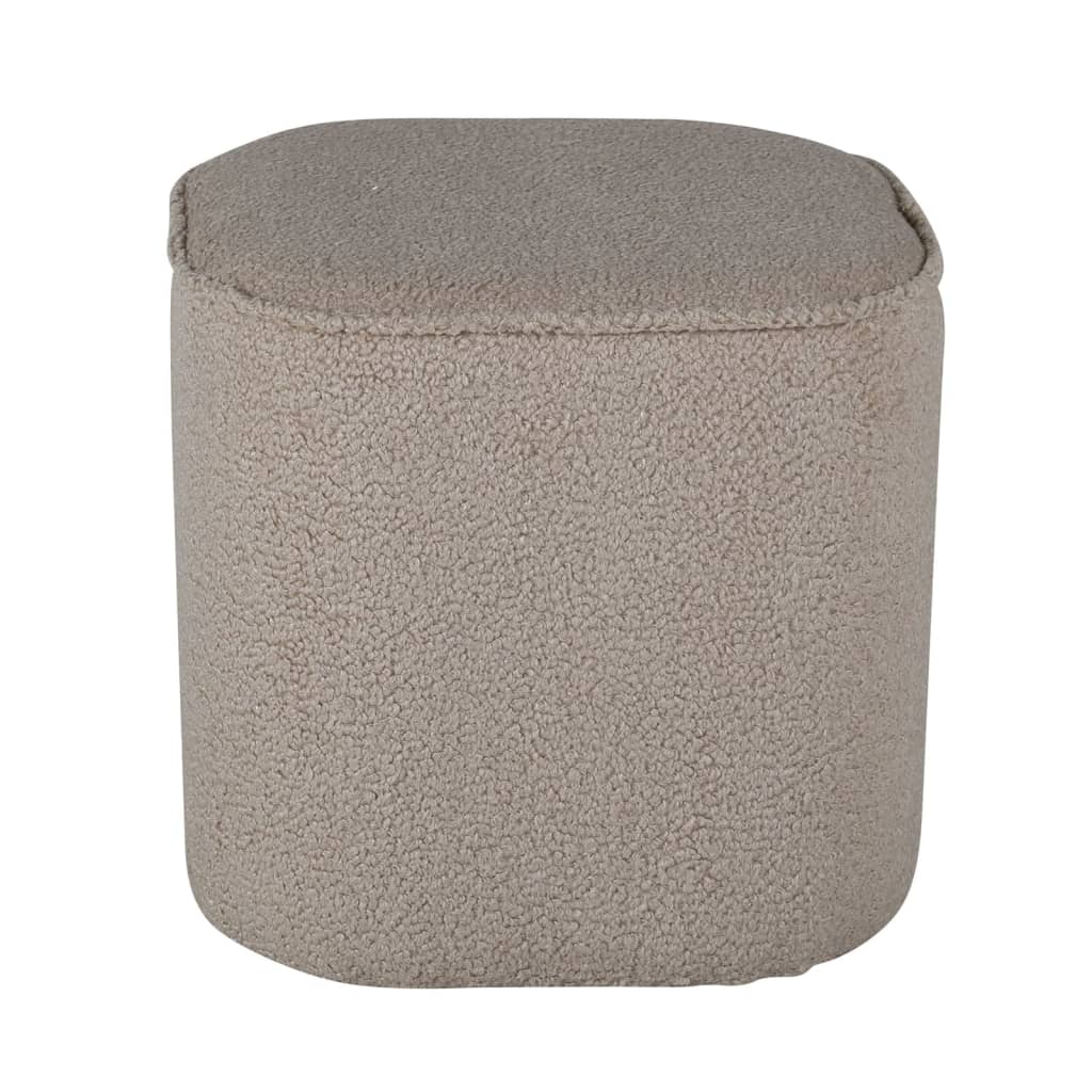 Venture Home Pouf Piff 44x44x41 cm peluche beige