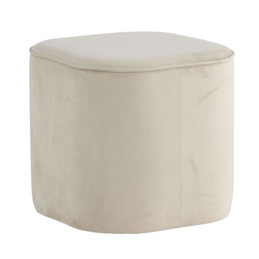 Venture Home Pouf Piff 44x44x41 cm peluche beige