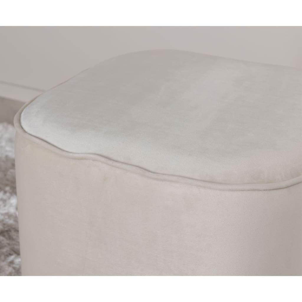 Venture Home Pouf Piff 44x44x41 cm peluche beige