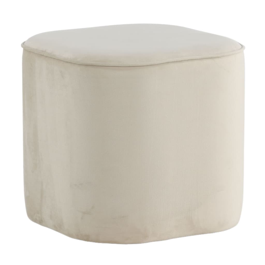 Venture Home Pouf Piff 44x44x41 cm peluche beige